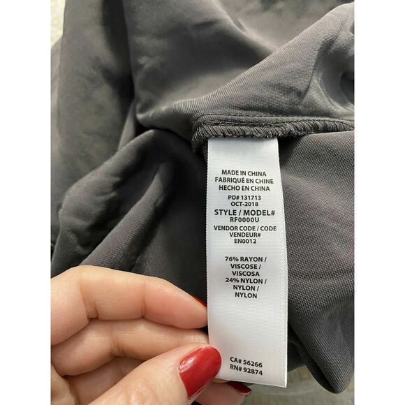 $108 NWT Splendid Black Velvet Surplice Wrap Top, Career Feminine, Medium M - Picture 6 of 6